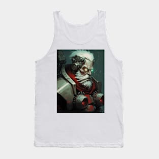 Cyborg Santa Clause Tank Top